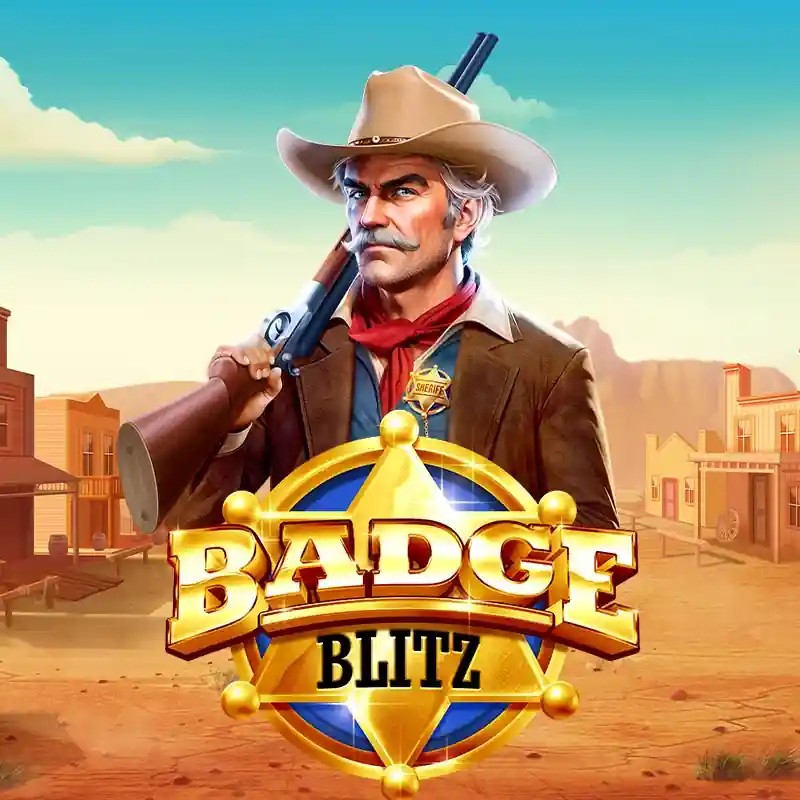 Badge Blitz game by Pragmatic Play – logo hosted on Scored Casino