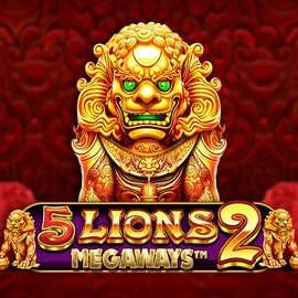 Official Slots logo: 5 Lions Megaways 2 by Pragmatic Play at Scored Casino