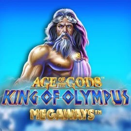 Slots logo of Age Of The Gods: King of Olympus Megaways from Origins at Scored Casino