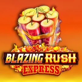Blazing Rush Express online game logo by AreaVegas on scoredcasinoo.com