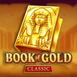 Official Slots logo: Book of Gold Classic by Playson at Scored Casino