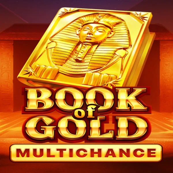 Book of Gold Multichance by Playson, showcased at scoredcasinoo.com – game logo