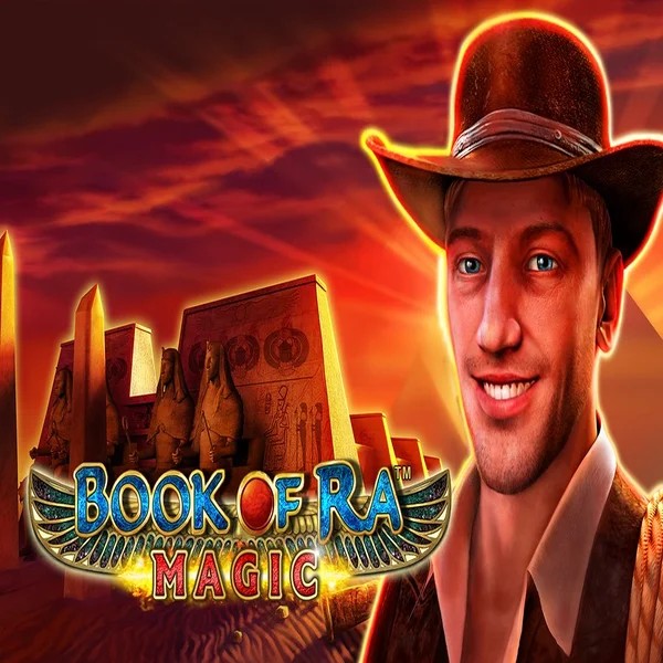 Book of Ra Magic slot visual from Greentube available on scoredcasinoo.com