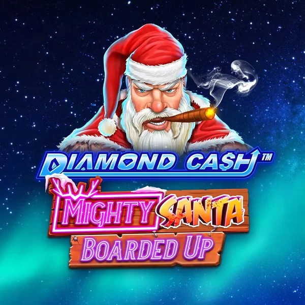 Diamond Cash Mighty Santa Boarded Up logo – Slots by Greentube at Scored Casino