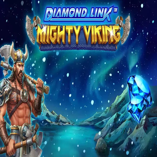 Diamond Link Mighty Viking logo by Greentube Scored Casino