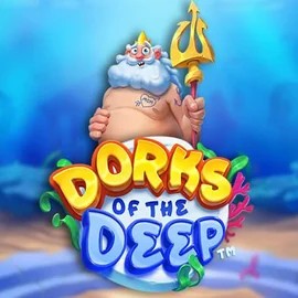 Dorks of the Deep logo by Hacksaw Gaming Scored Casino
