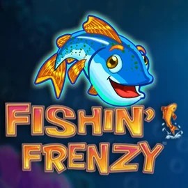 Fishin Frenzy slot logo by Blueprint Gaming at Scored Casino
