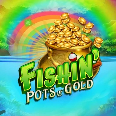 Fishin Pots Of Gold logo – Slots by Gameburger Studios at Scored Casino