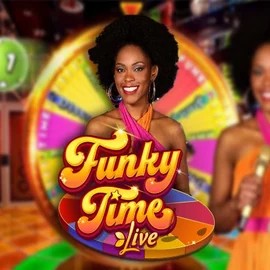 Funky Time slot visual from Evolution available on scoredcasinoo.com