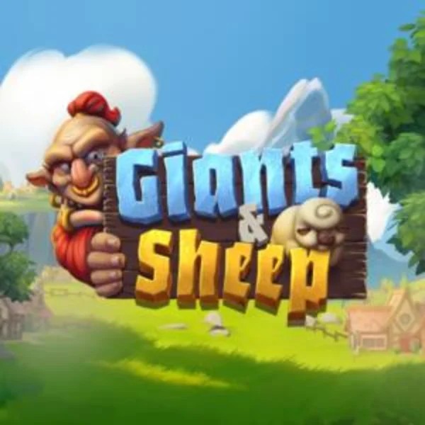 Giants and Sheep online game logo by Relax Gaming on scoredcasinoo.com