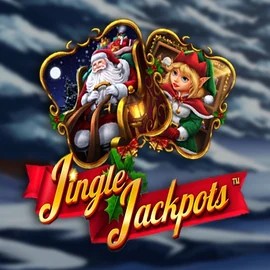 Jingle Jackpots logo by Dragon Gaming at Scored Casino