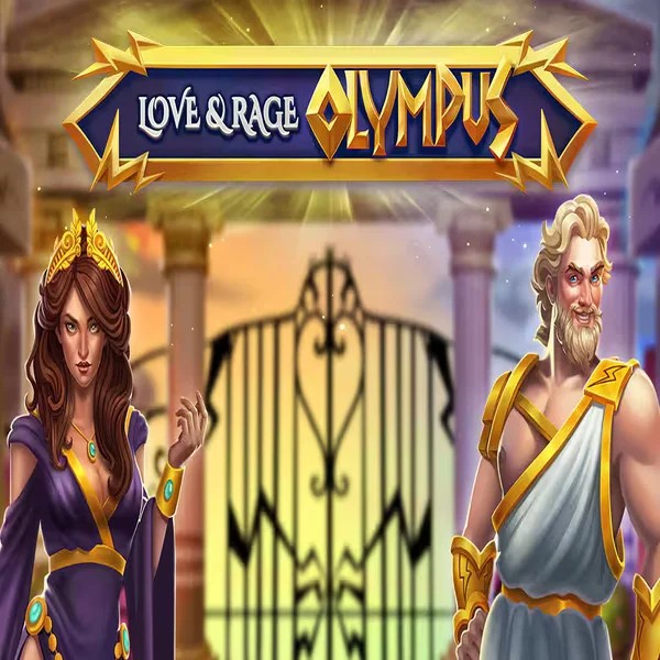 Love and Rage Olympus slot logo by Greentube at Scored Casino