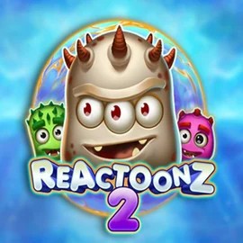 Slots logo of Reactoonz 2 from Play'n GO at Scored Casino