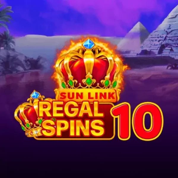 Regal Spins 10 slot icon by PatePlay, available at Scored Casino