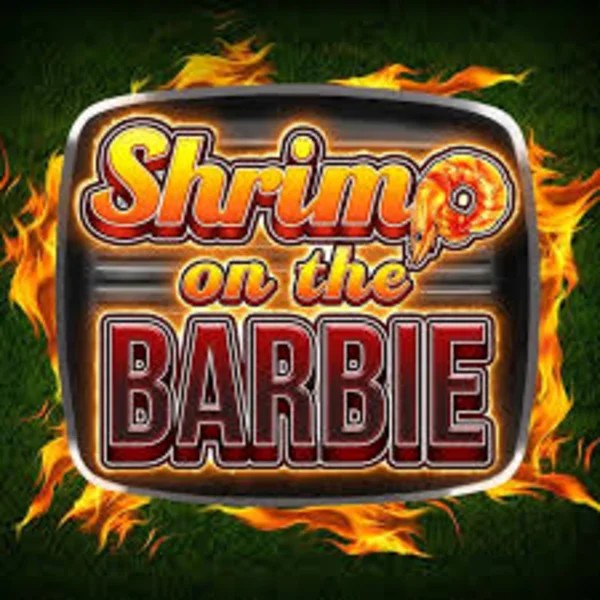 Shrimp on the Barbie online game logo by Greentube on scoredcasinoo.com