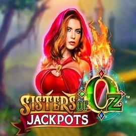 Sisters Of Oz Jackpots by Triple Edge Studios, showcased at scoredcasinoo.com – game logo