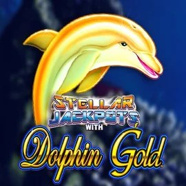 Jackpots logo of Dolphin Gold with Stellar Jackpots from Lightning Box Game at Scored Casino