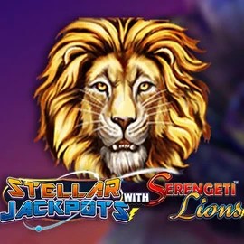 Play the Stellar Jackpots with Serengeti Lions slot by Lightning Box Game on Scored Casino
