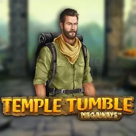 Temple Tumble Megaways logo by Relax Gaming Scored Casino