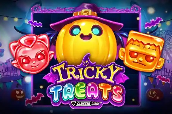 Tricky Treats by Push Gaming, showcased at scoredcasinoo.com – game logo