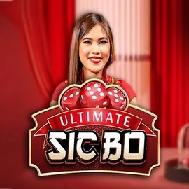 Ultimate Sic Bo online game logo by Ezugi on scoredcasinoo.com