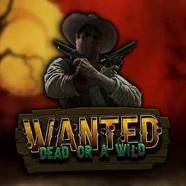 Slots logo of Wanted Dead or a Wild from Hacksaw Gaming at Scored Casino